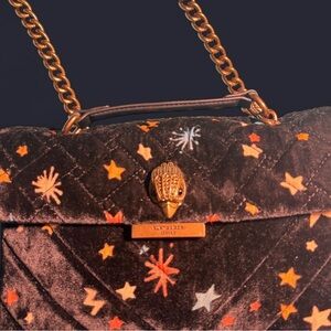 Kurt Geiger Velvet Star Shoulder Bag